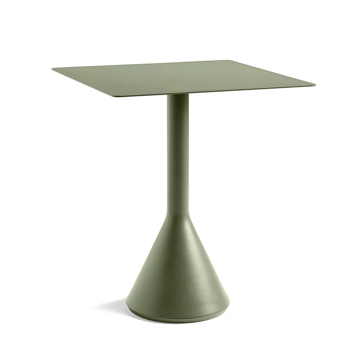Palissade Cone Bistrotisch 65 x 65 cm, H 74 cm von HAY in Olive