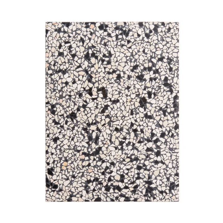 Das OK Design - Confetti Schneide- und Servierbrett Large, schwarz & elfenbein