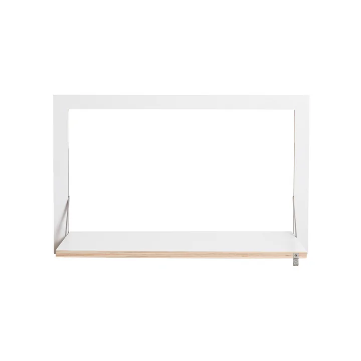 Fläpps Sekretär/in 80 x 50 cm von Ambivalenz in weiß