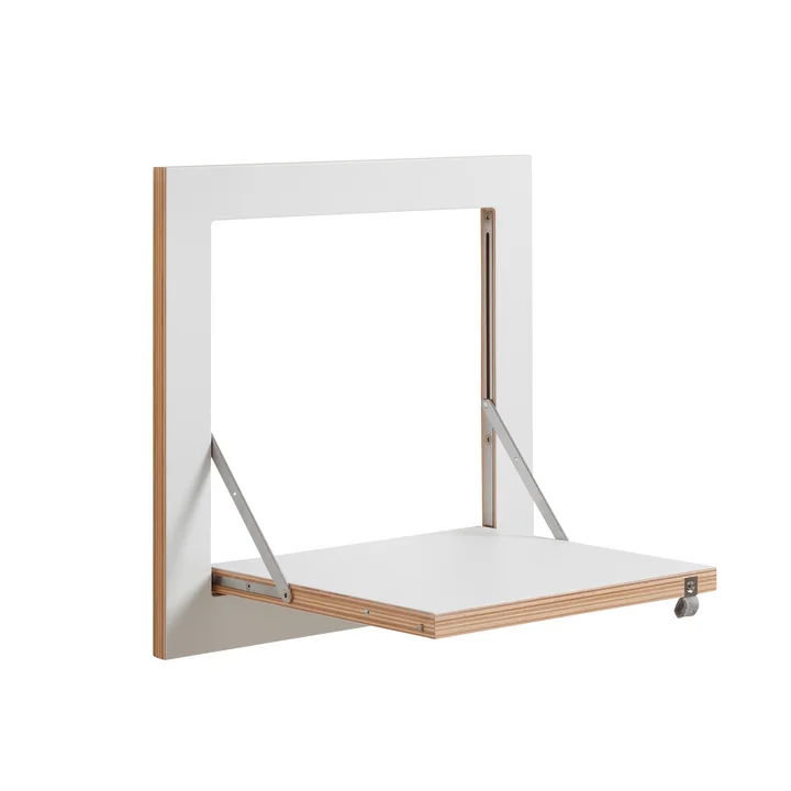 Ambivalenz - Fläpps Regal, 1 Regalboden, 40 x 40 cm, weiß