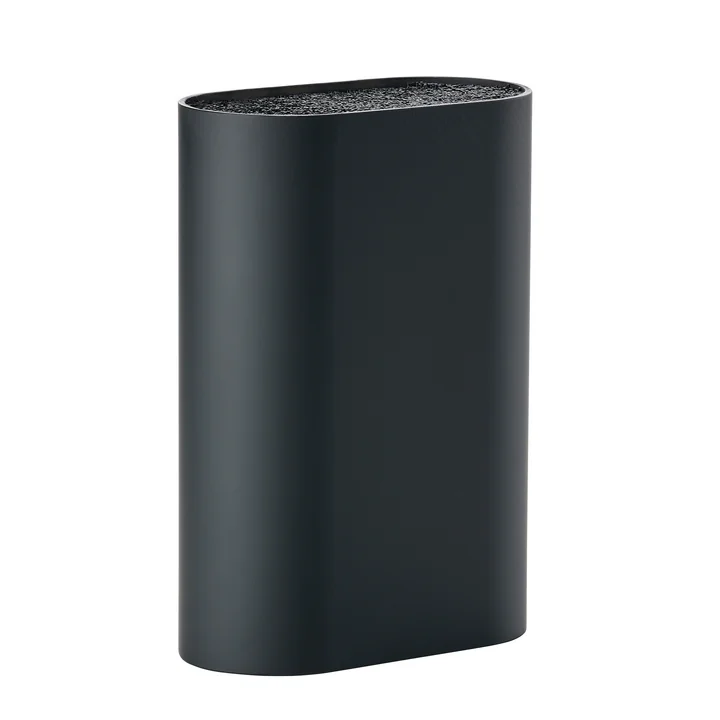 Der Zone Denmark - Messerblock, L 17 x W 9 cm, schwarz