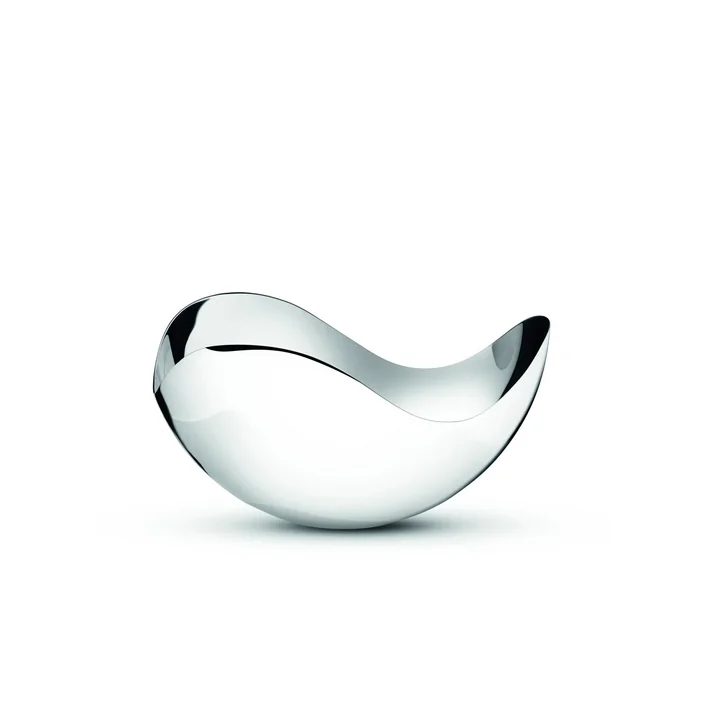 Bloom Mirror Schale petit in Edelstahl von Georg Jensen