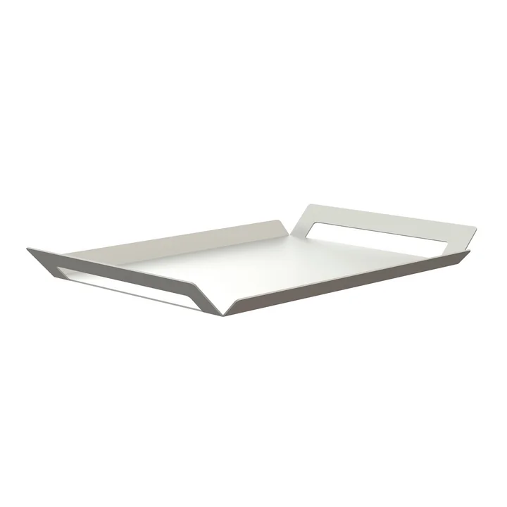 Serviertablett in weiß von Frost