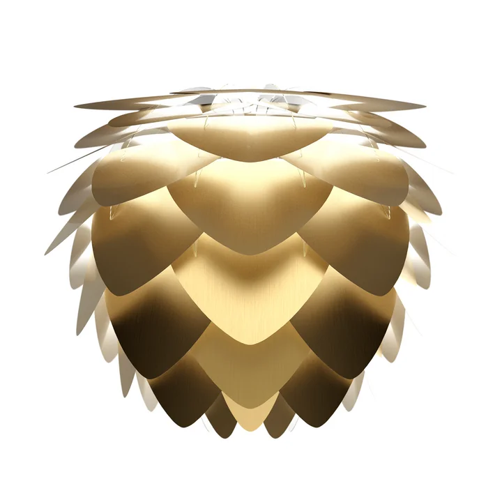 Aluvia Lampenschirm medium Ø 59 cm von Umage in Messing