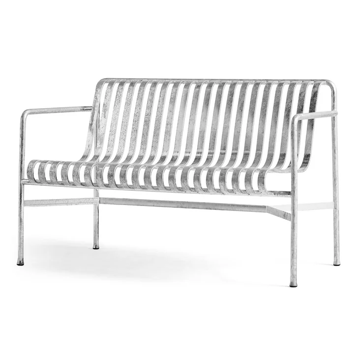 Palissade Dining Bench von HAY in hot galvanised