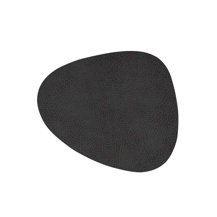 Glasuntersetzer Curve von Lind DNA in Hippo schwarz-anthrazit