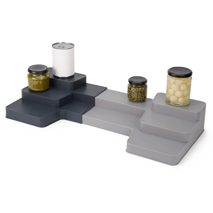 CupboardStore Organizer-Treppe von Joseph Joseph in dunkelgrau / grau