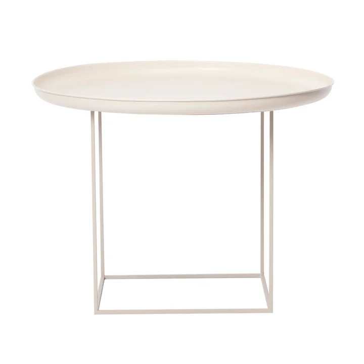 Duke Couchtisch medium Ø 70 x H 45 cm von Norr11 in antique white