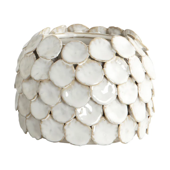 Dot Vase H 10 cm von House Doctor in weiß