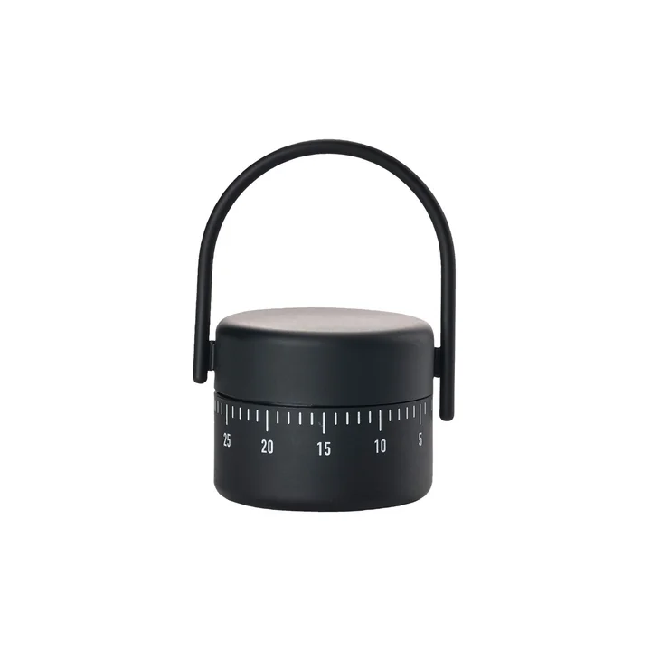 Singles Kurzzeitwecker mit Henkel von Zone Denmark in schwarz