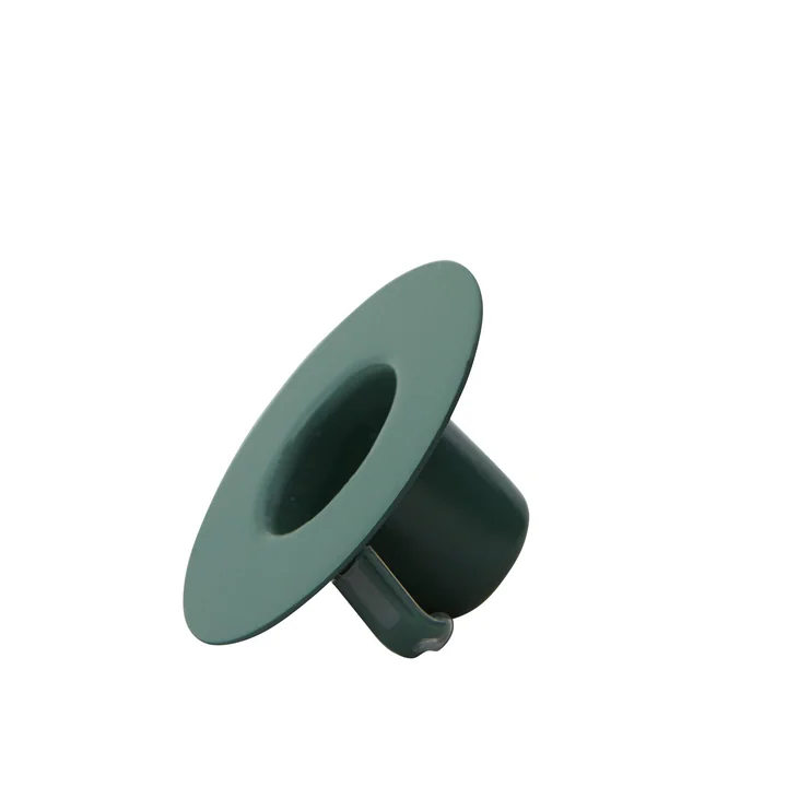 Kerzenhalterung für AJ Porzellan Mini-Becher und Vase von Design Letters in dunkelgrün