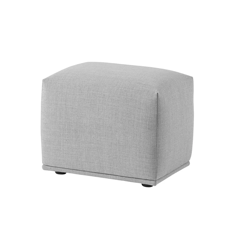 Echo Pouf 52 x 38 cm von Muuto in hellgrau (Remix 123)
