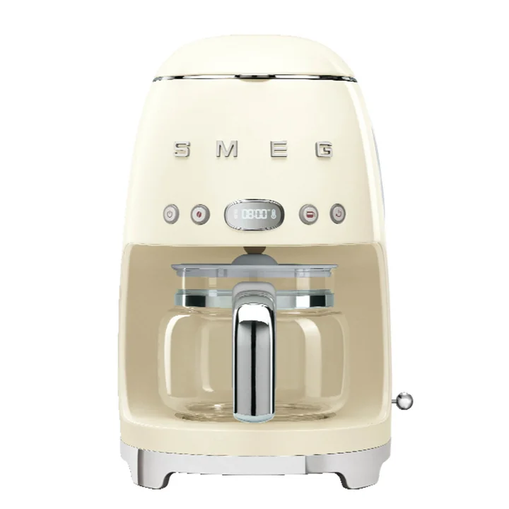 Filterkaffeemaschine DCF02 von Smeg in creme