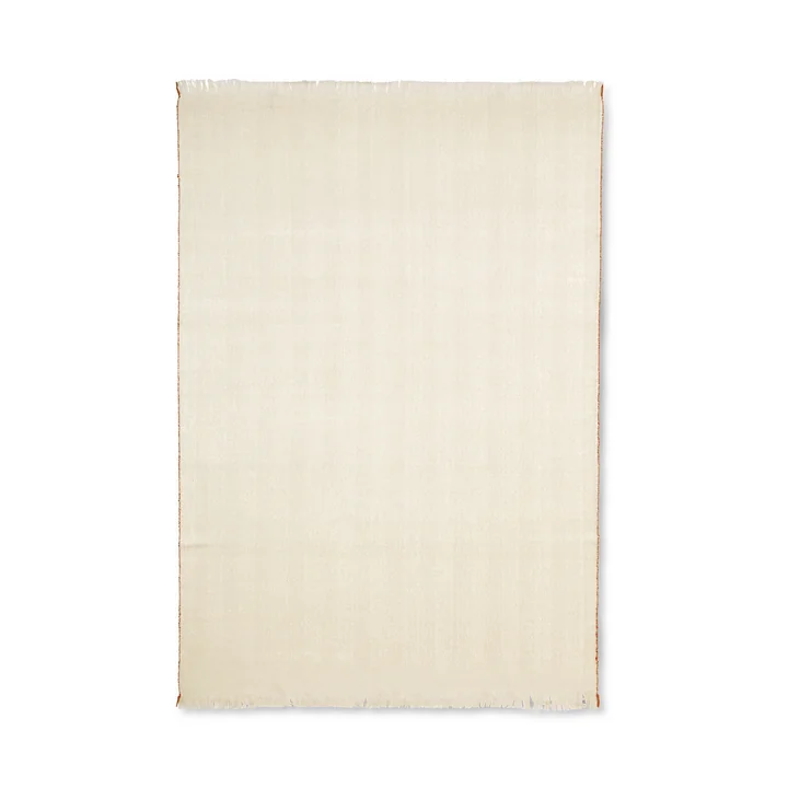 Herringbone Decke 120 x 180 cm von Ferm Living in weiß