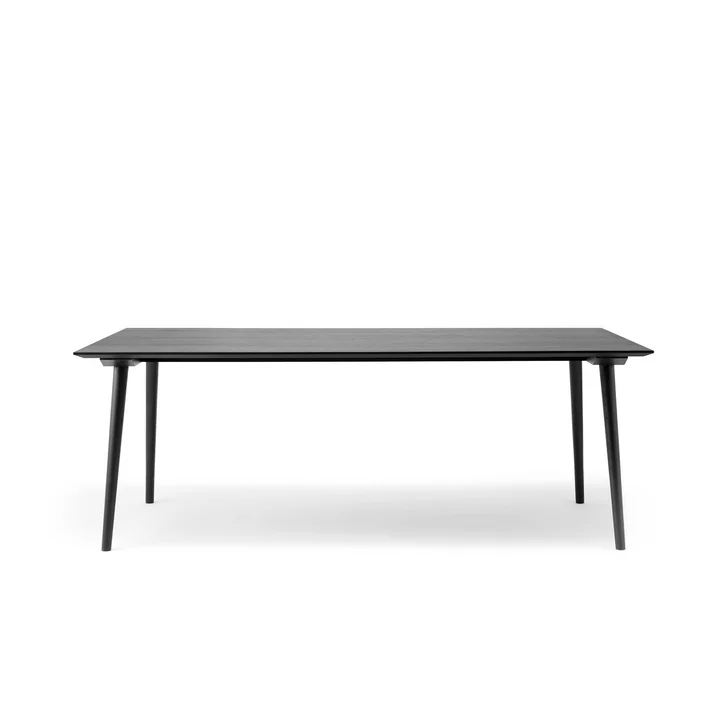 In Between Tisch SK5 90 x 200 cm von &Tradition in Eiche schwarz lackiert