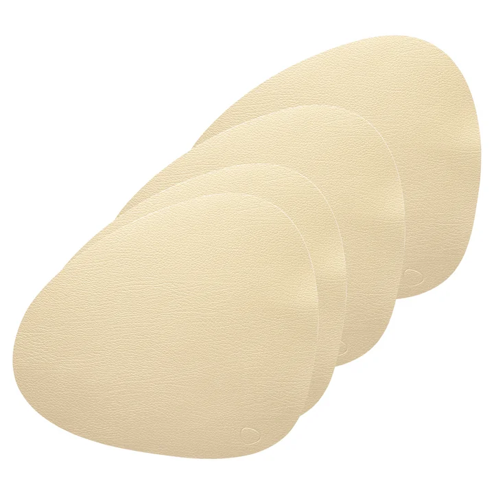 Tischset Curve L von Lind DNA in Hippo gold (4er-Set)