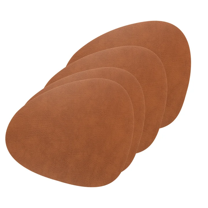 Tischset Curve L von Lind DNA in Bull natur (4er-Set)