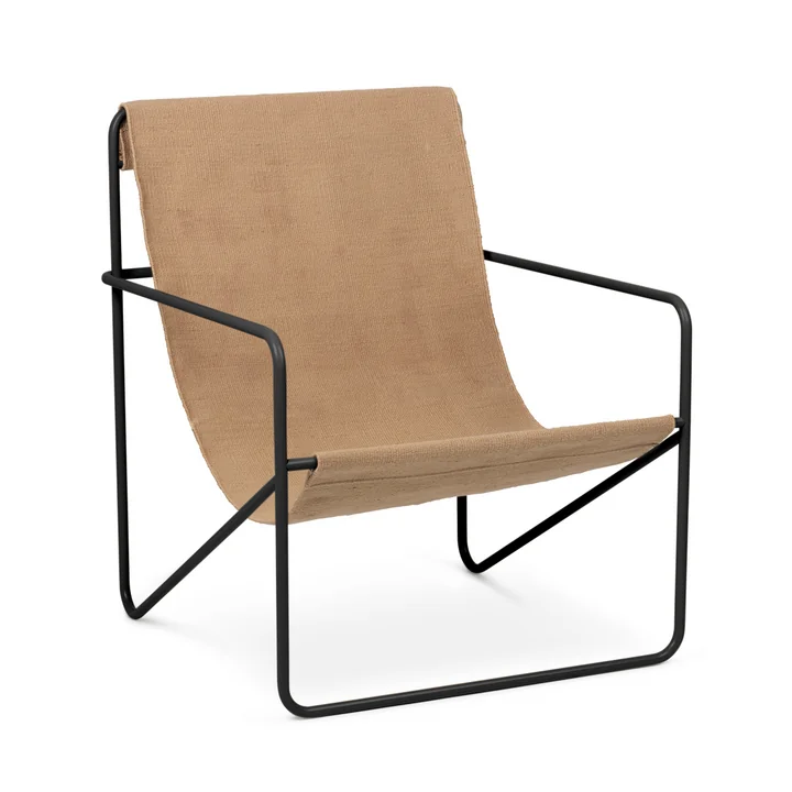 Desert Chair, schwarz / solid von Ferm Living