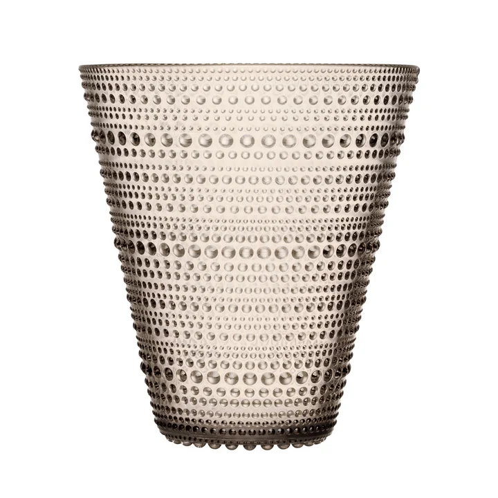 Kastehelmi Vase 154 mm, leinen von Iittala