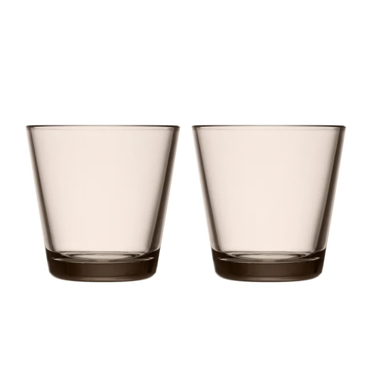 Kartio Trinkglas 21 cl von Iittala in leinen (2er-Set)