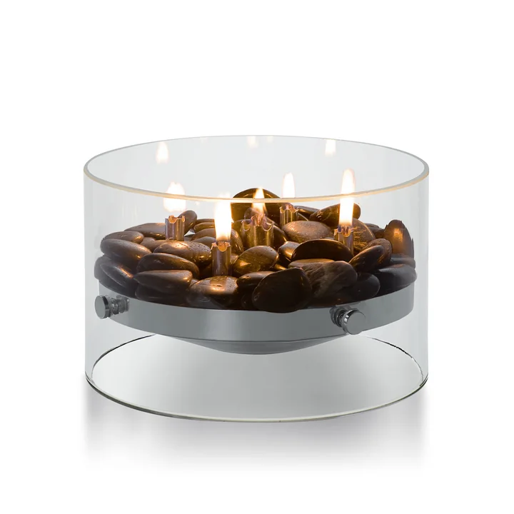 Fire Tischkamin von Philippi in Edelstahl