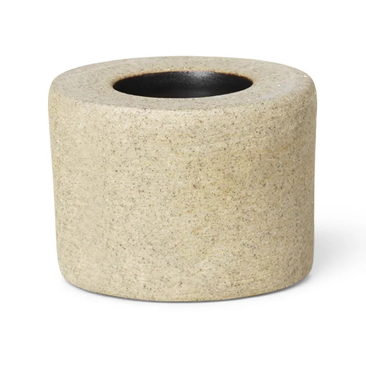 Bon Accessoires Zahnbürstenhalter von Ferm Living in beige / schwarz