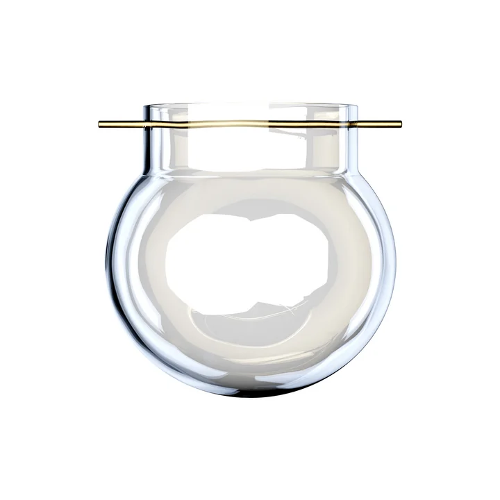 Vase für Stories Standregal, Ø 24 x H 24 cm, klar von Umage 