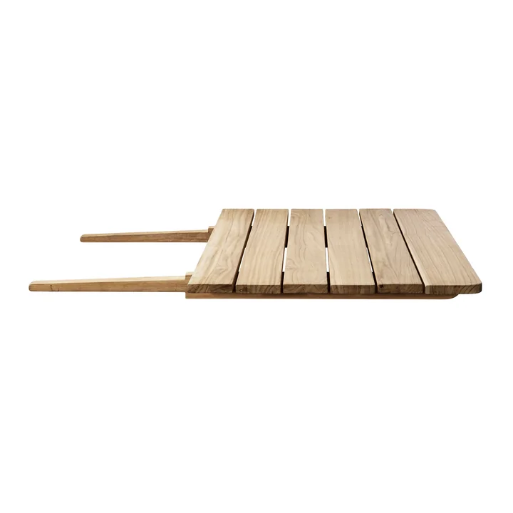 M5 Erweiterung für Gartentisch M2 und M3 90 x 77,5 cm von FDB Møbler in Teak
