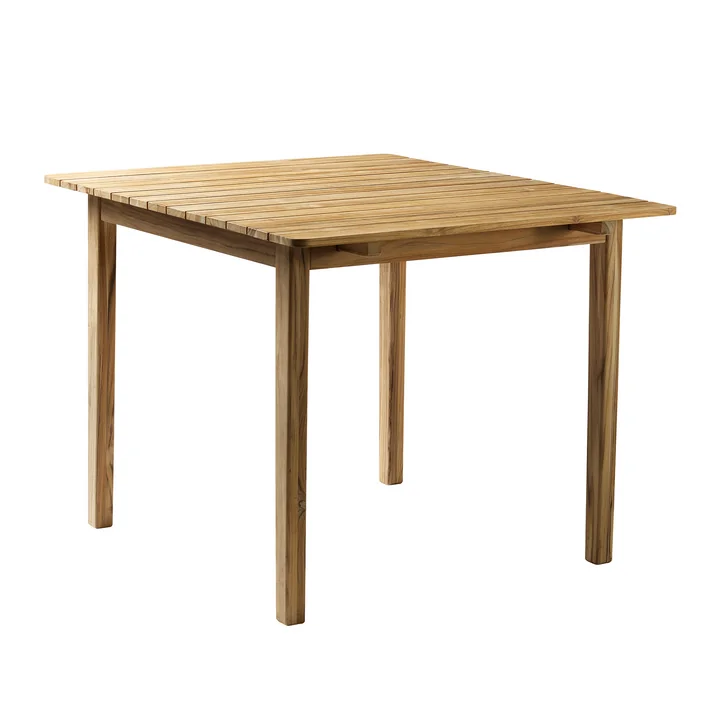 M3 Gartentisch 90 x 104,5 cm von FDB Møbler in Teak
