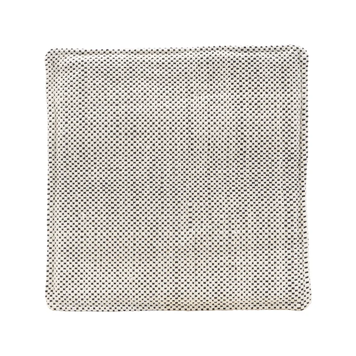 Das Sitzkissen für Cuun Rattan-Stuhl, 35 x 35 cm, schwarz / weiß von House Doctor