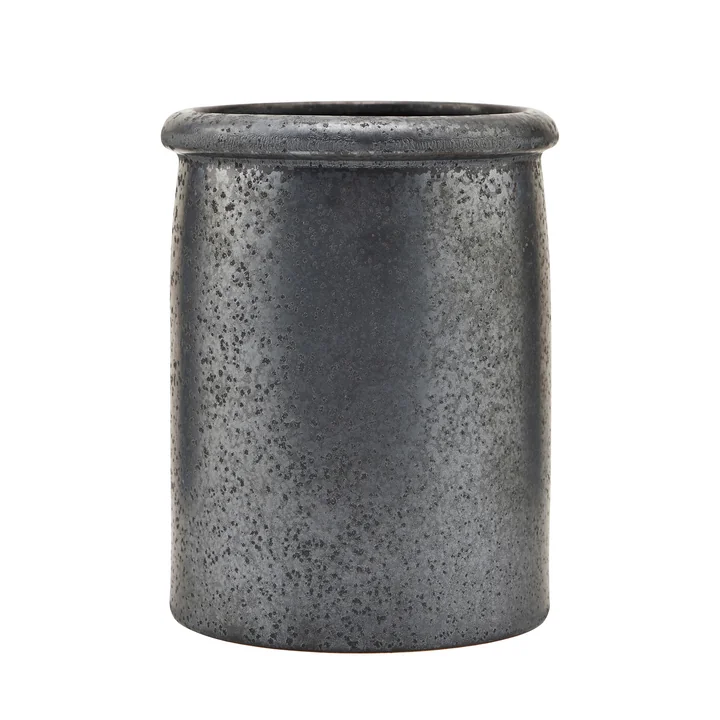 Pion Utensilienhalter, schwarz / braun von House Doctor