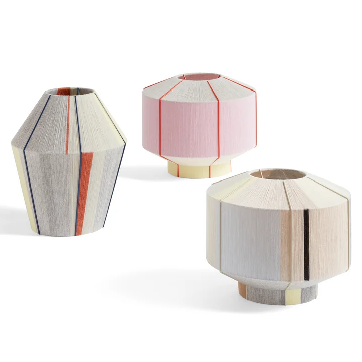 Die Bonbon Lampenschirme von HAY in ihren verschiedenen Ausführungen