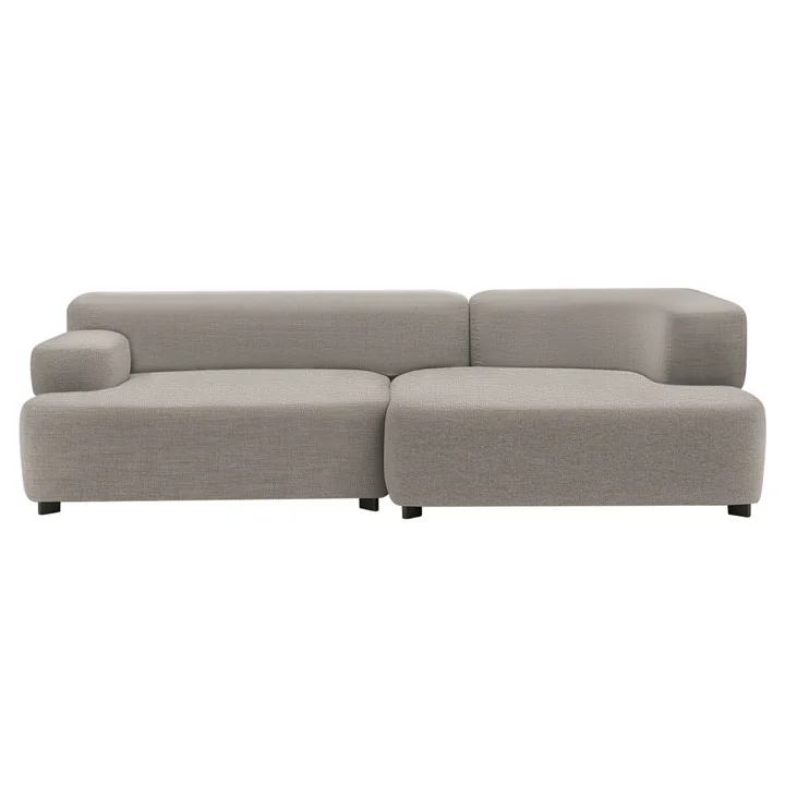Fritz Hansen - Alphabet Ecksofa, 2- Sitzer, Armlehne rechts niedrig, beige (Christianshavn 1120)