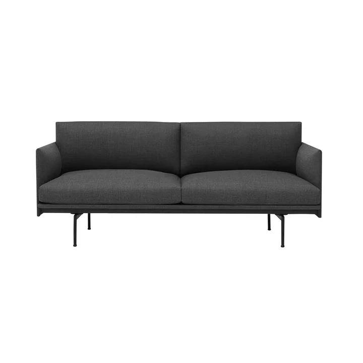 Das Outline Sofa 2-Sitzer von Muuto in grau