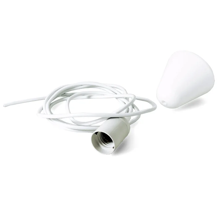 Abhängung mit Fassung und Baldachin