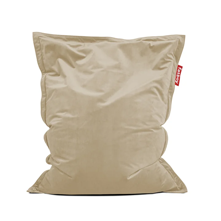 Sitzsack Original Slim Velvet recycled, camel von Fatboy