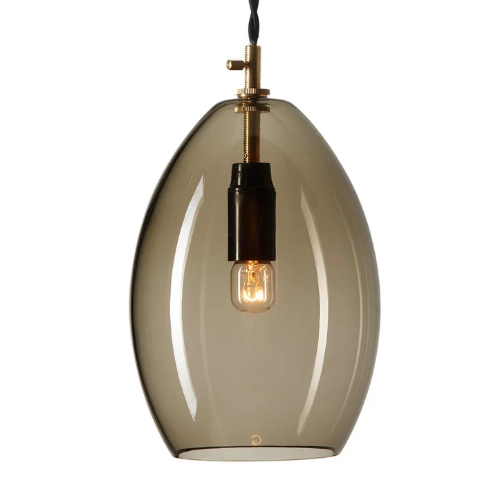 Die northernlighting - Unika Pendelleuchte in groß, grau