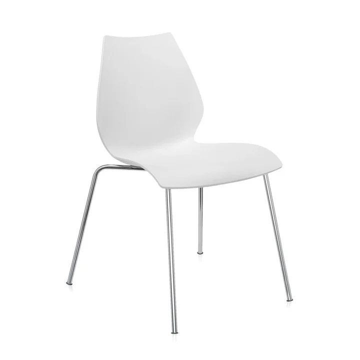 Kartell - Maui Stuhl 2871, zinkweiß