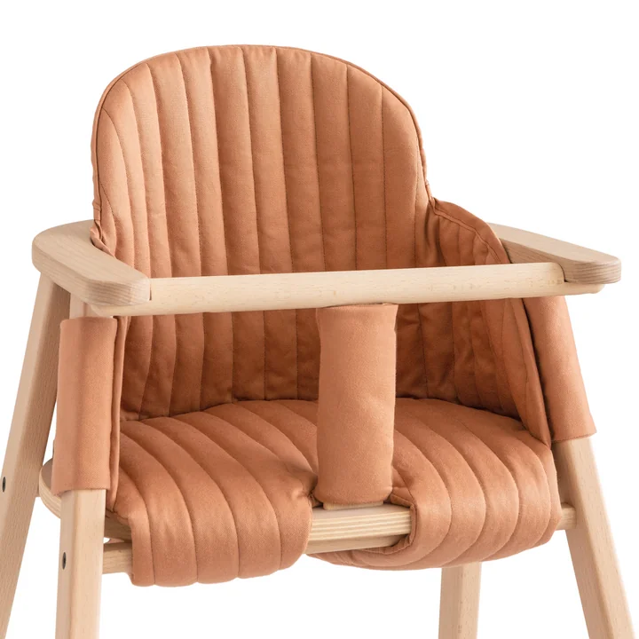Kissen für Growing Green Kinderstuhl von Nobodinoz in sienna brown