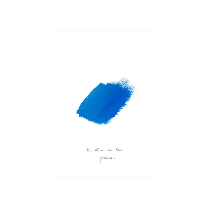 Le Bleu II Poster, 30 x 40 cm von Paper Collective