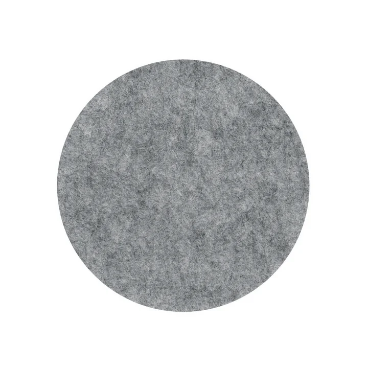 Die Filzauflage für den Sitzbock von Wilkhahn, hellmeliert