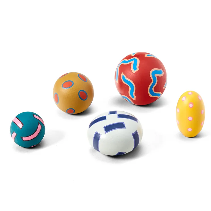 Die Chiaozza Wandhaken von Areaware, multicolor (5er-Set)