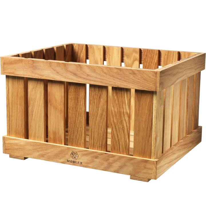 X1 Apple Box Obstkiste Xlarge von FDB Møbler in Eiche natur