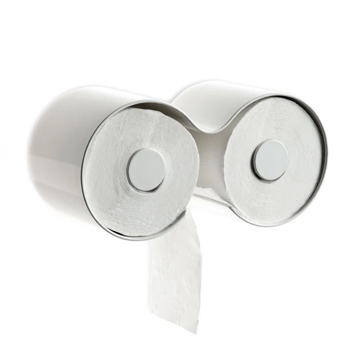 Der Kali WC-Rollenhalter vonAuthentics, weiß