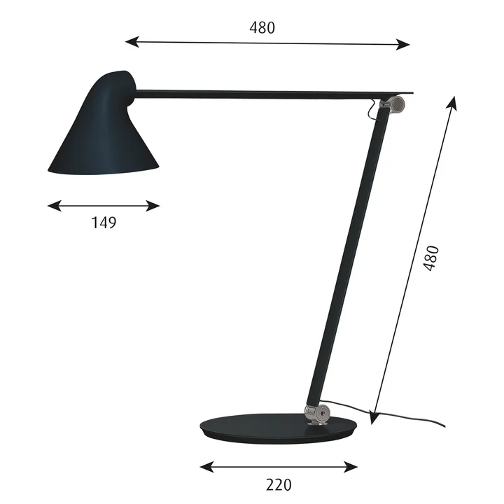 Louis Poulsen - NJP LED Tischleuchte