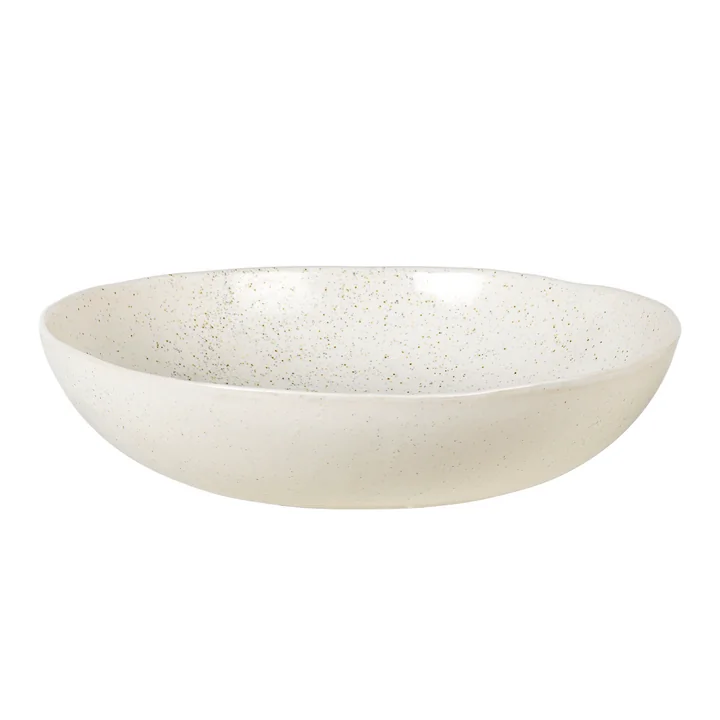 Nordic Vanilla Salatschale, Ø 34,5 x H 7,5 cm von Broste Copenhagen