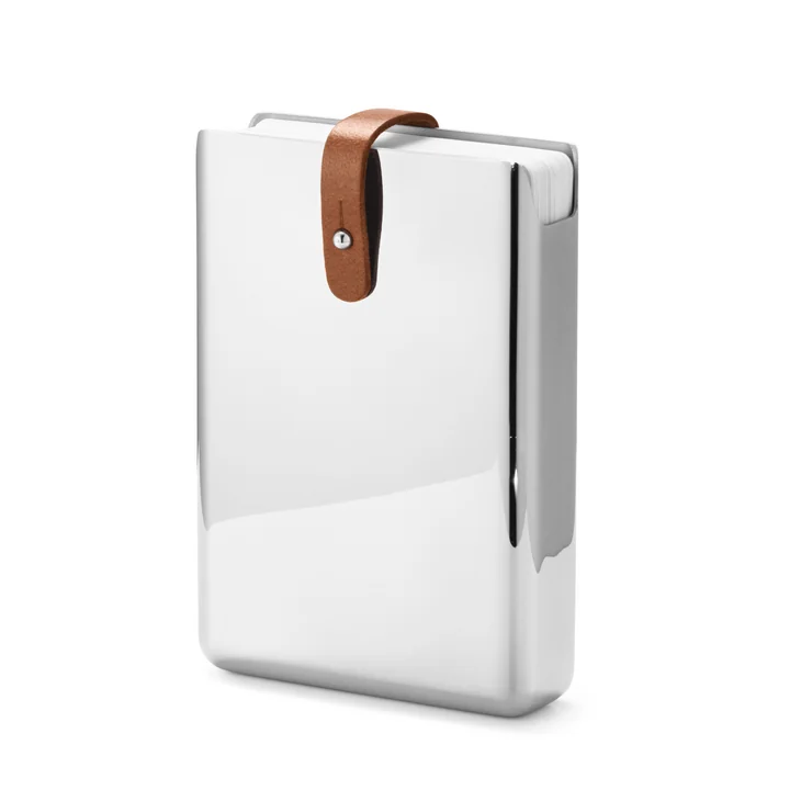 Sky Kartenspiel mit Etui von Georg Jensen aus Edelstahl