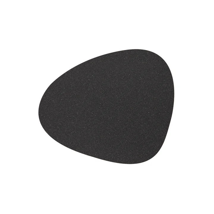 Lind DNA - Tischset Curve S 24 x 28 cm, Core meliert anthrazit
