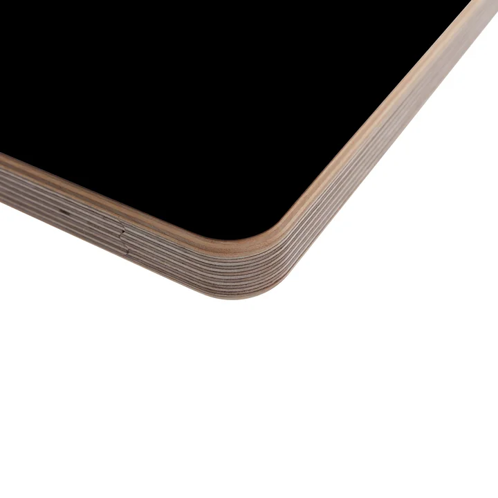 Plato Tischplatte light, 75 x 149 cm, schwarz von Müller Small Living