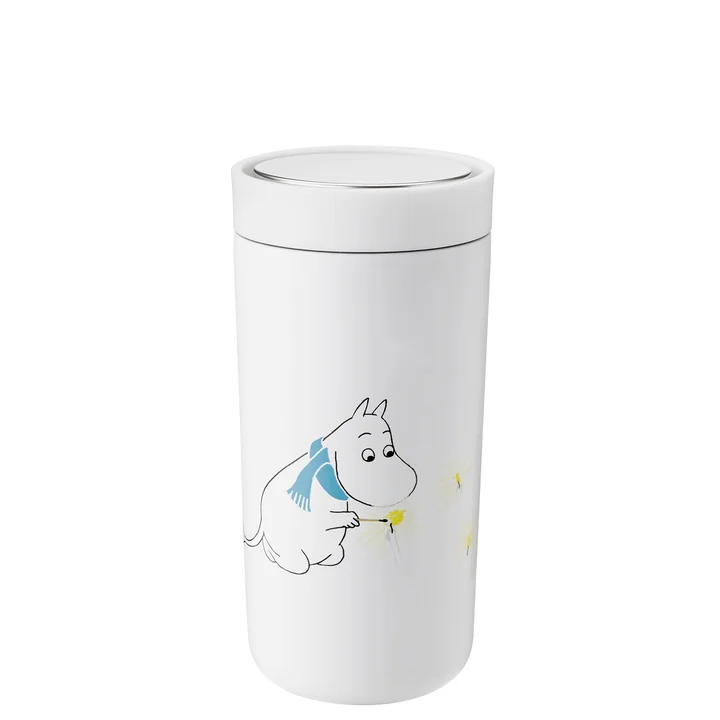 To Go Click Moomin 0,4 l, doppelwandig von Stelton, frost